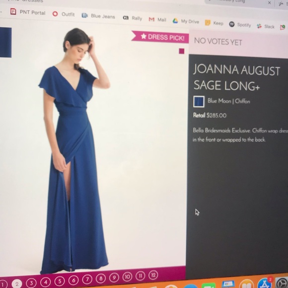 Joanna August Sage Style Blue Moon - Picture 3 of 4